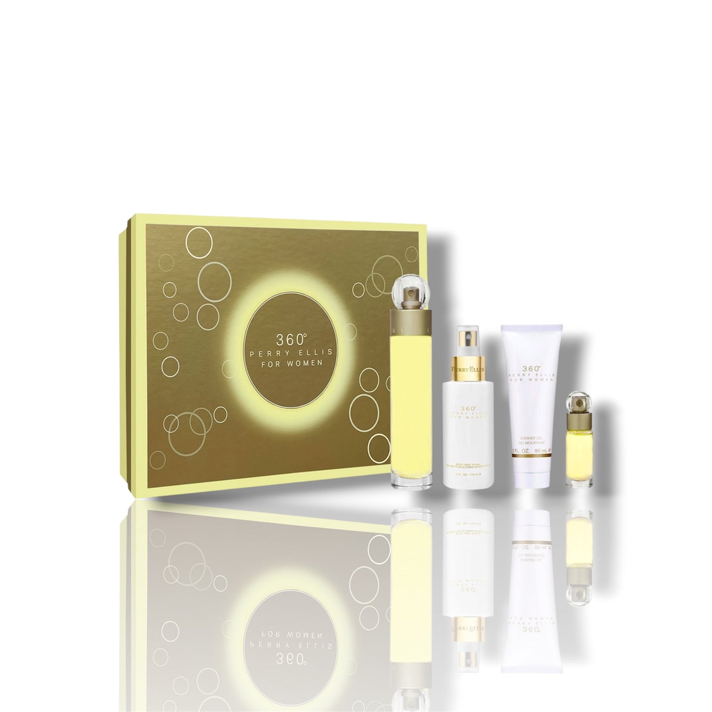 PERRY ELLIS	360° SET 4 PIEZAS  -0049-