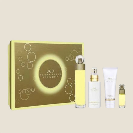 PERRY ELLIS	360° SET 4 PIEZAS  -0049-